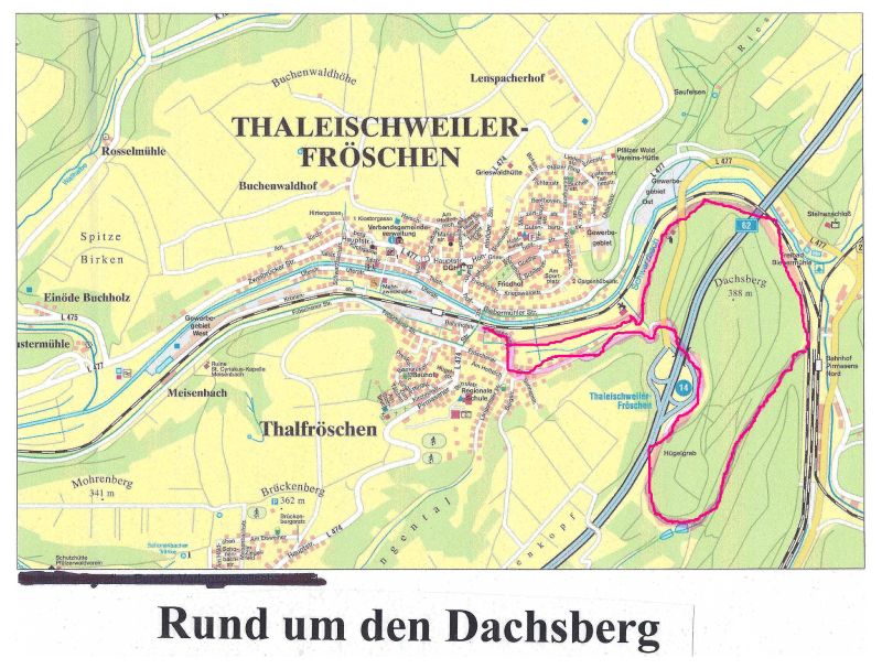 Rund um den Dachsberg-Plan - 800